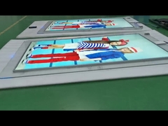 จอแสดงผล LCD ป้ายดิจิทัลแบบสองด้านบางเฉียบ ความสว่างสูง