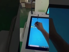 โปรแกรมการประชุม AIO ที่มีหน้าจอสองแบบสมาร์ท โปเดียมการประชุม 32 