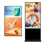 เครื่องเล่นโฆษณา LCD Super Slim ขนาด 42 นิ้ว PCAP Touch LCD ป้ายดิจิตอล Totem