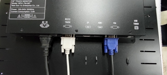 PCAP หน้าจอสัมผัสขนาดจอ LCD จาก 10.1 นิ้วถึง 98 นิ้ว พร้อมไฟ LED สีสันหลากหลายสําหรับเครื่องเกม