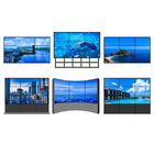 Splicing Screen 3x3 LCD Video Wall สำหรับโฆษณา Super Narrow Bezel