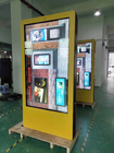 เครื่องเล่นโฆษณา LCD กลางแจ้งแบบ Double Side 32 55 86 Inch Capacitive Kiosk