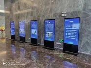 Wifi Touch Screen ตู้ป้ายดิจิตอล 85 นิ้วตั้งพื้นเครื่องเล่นโฆษณาแอลซีดี