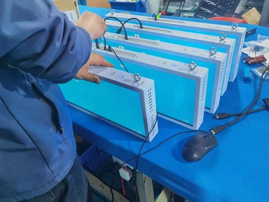 19.5 24 34 43 65 75 นิ้ว วอล์มอนท์ สเตรช์บาร์ LCD Display TFT LCD Module 4K
