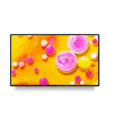 65 นิ้ว 4K Ultra HD ภาพป้ายดิจิตอลติดผนัง ด้วยขอบผสม 4 มิลลิเมตร / 10 มิลลิเมตร และแผ่นสัมผัสอินฟราเรด
