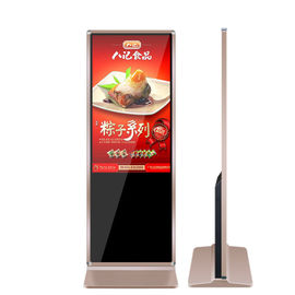 การโฆษณาแบบสัมผัสหน้าจอสัมผัสแบบ เต็ม HD บางเฉียบแสดง Wifi 3G 4G IR Remote Control