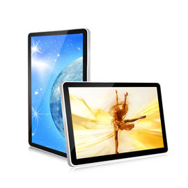 จอ LCD ขนาด 32 นิ้วที่แขวนป้ายป้ายดิจิตอลด้วยซอฟท์แวร์ควบคุมระยะไกลแบบ Wifi
