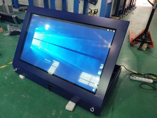 55 นิ้ว Capacitive Touch Screen Kiosk 1920x1080 ความละเอียด 400CD ความสว่าง