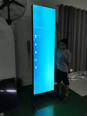 หน้าจอ LCD ขยายขนาด 86 นิ้ว มีความละเอียด 1920 * 1080 และความสว่าง 400CD / M * 2 สําหรับป้ายดิจิตอลและจอ LCD บาร์