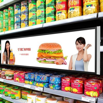หน้าจอ LCD ขนาด 86 นิ้ว พร้อมความละเอียด 1920*1080 และความสว่าง 400CD/M*2 สําหรับโฆษณาชั้นวางสินค้า