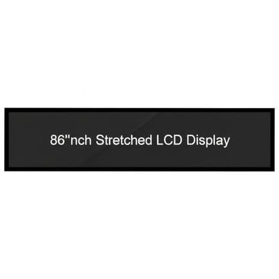 หน้าจอ LCD ขยายขนาด 86 นิ้ว มีความละเอียด 1920 * 1080 และความสว่าง 400CD / M * 2 สําหรับป้ายดิจิตอลและจอ LCD บาร์