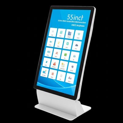 55 นิ้ว Capacitive Touch Screen Kiosk 1920x1080 ความละเอียด 400CD ความสว่าง