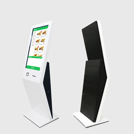 32 "สแกนเครื่อง QR Kiosk แบบบริการตนเองความละเอียด 1920 * 1080 พร้อมการรับประกัน 1 ปี