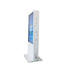 55 นิ้ว Digital Signage Kiosk Capacitive Touch Screen จอ LCD ความสว่างสูง Totem