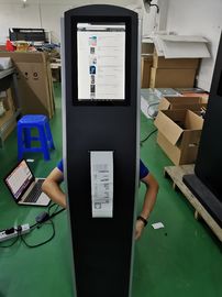 12.1 นิ้วพื้นยืนจอสัมผัสจอจอจดจําหน่ายด้วยเครื่องพิมพ์ THERMAL ภายใน Android หรือ PC OS สําหรับจอชําระเงิน