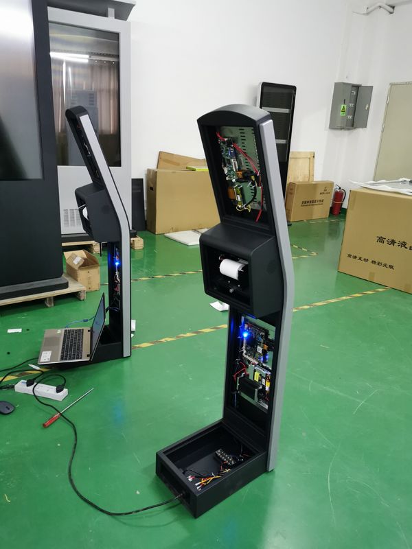 12.1 นิ้วพื้นยืนจอสัมผัสจอจอจดจําหน่ายด้วยเครื่องพิมพ์ THERMAL ภายใน Android หรือ PC OS สําหรับจอชําระเงิน