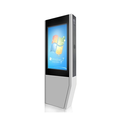 ป้ายดิจิตอลกลางแจ้งกันน้ำ LCD แสงแดดสามารถอ่านได้ LCD Display Kiosk Totem