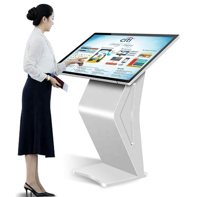 19 32 43 49 55 นิ้วในร่มข้อมูลดิจิตอล Kiosk Android Smart Video