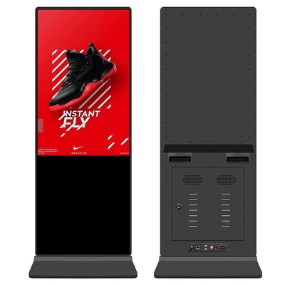Wifi Touch Screen คีออสก์ป้ายดิจิตอล 55 นิ้วตั้งพื้น Lcd Advertising Player