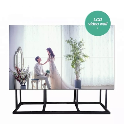 4x4 หน้าจอ LCD Video Wall บางพิเศษ 55 นิ้ว 500cd/M2 อายุการใช้งานยาวนาน