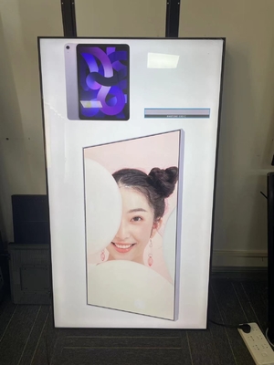 55inch 65inch Light Box LCD Display หน้าจอแสดงผลแบบ TFT Type Ultra Narrow Frame