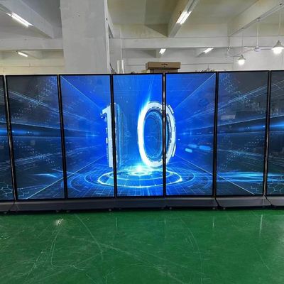 69.3 นิ้ว ฟรียืน Digital Signage ภายใน Ultra-thin LCD ครบจอ