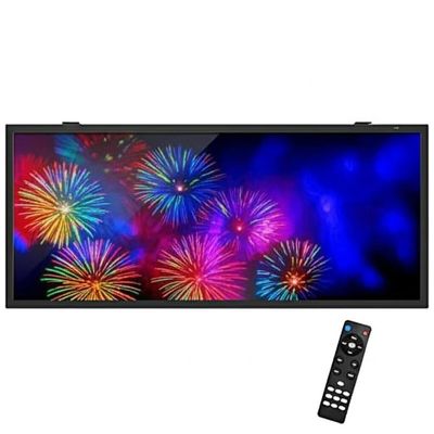 โปสเตอร์ LCD ขนาด 88 นิ้ว พร้อมอินเตอร์เฟซ USB และรีโมทควบคุมสําหรับป้ายดิจิตอล