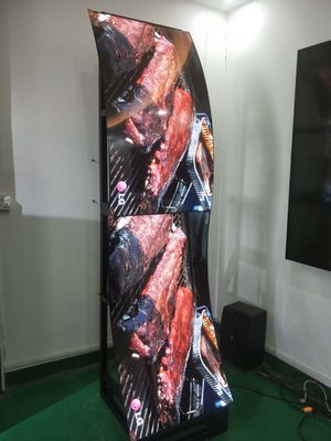 178 ° 400cd / m² 3mm 1920x1080 Floor Stand Digital Signage