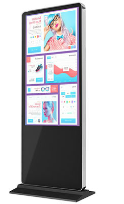 49 นิ้ว Android5.1 1920x1080 ชั้นยืนจอแสดงผล LCD RJ45
