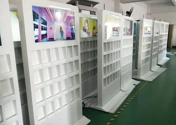 หน้าจอสัมผัส 3G 450cd / m2 55in บูธภาพถ่ายตั้งพื้น