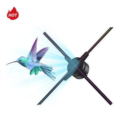 8 แขน 3d Holographic Projector 650mm Display Fan 150cm ABS PC